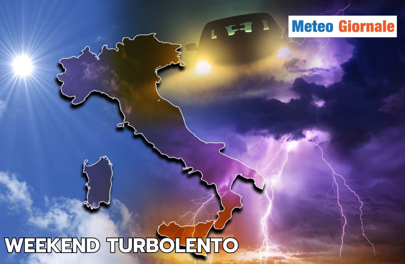 Un fine settimana turbolento, ecco cosa aspettarci dal meteo in Italia