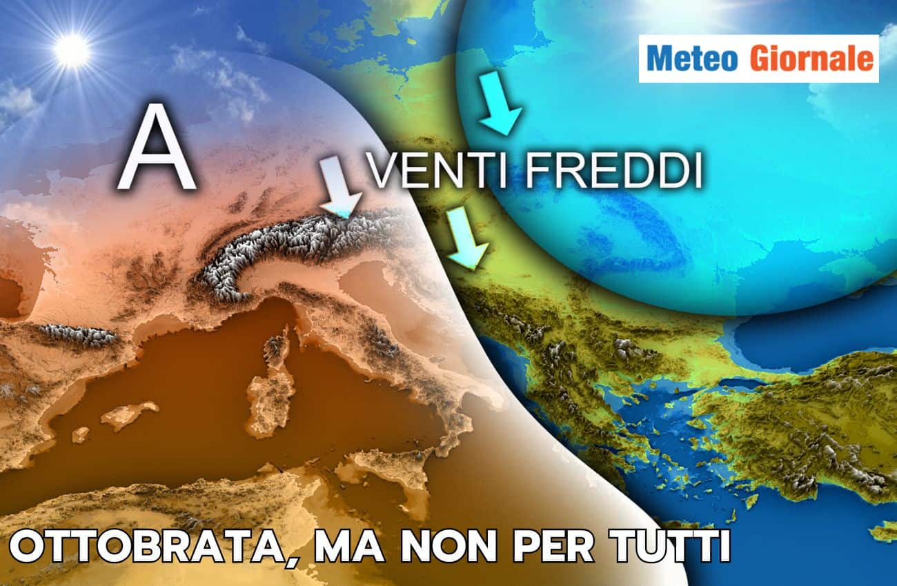 Ottobrata in arrivo, ma non per tutti: ecco dove insiste l’instabilità in Italia