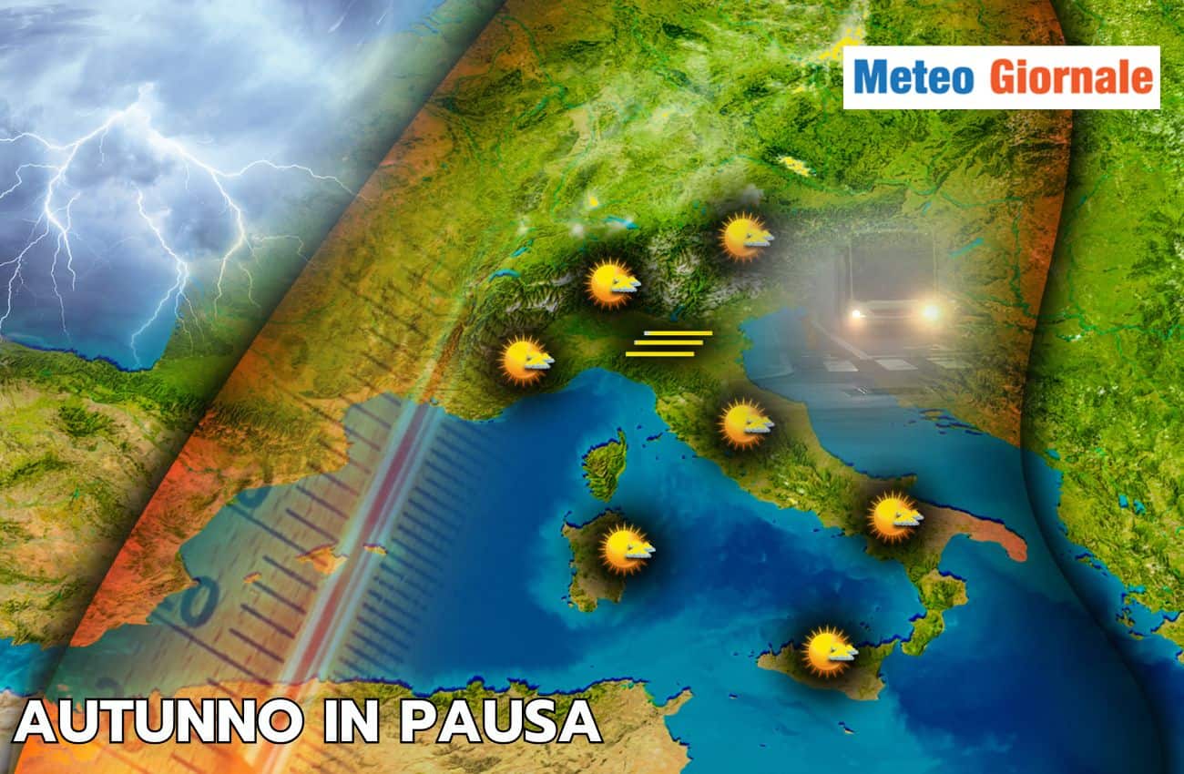 L’autunno si prende una pausa, ecco cosa accadrà in Italia