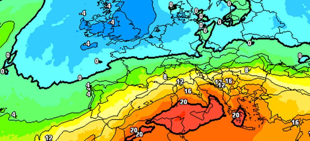 caldo 20°C