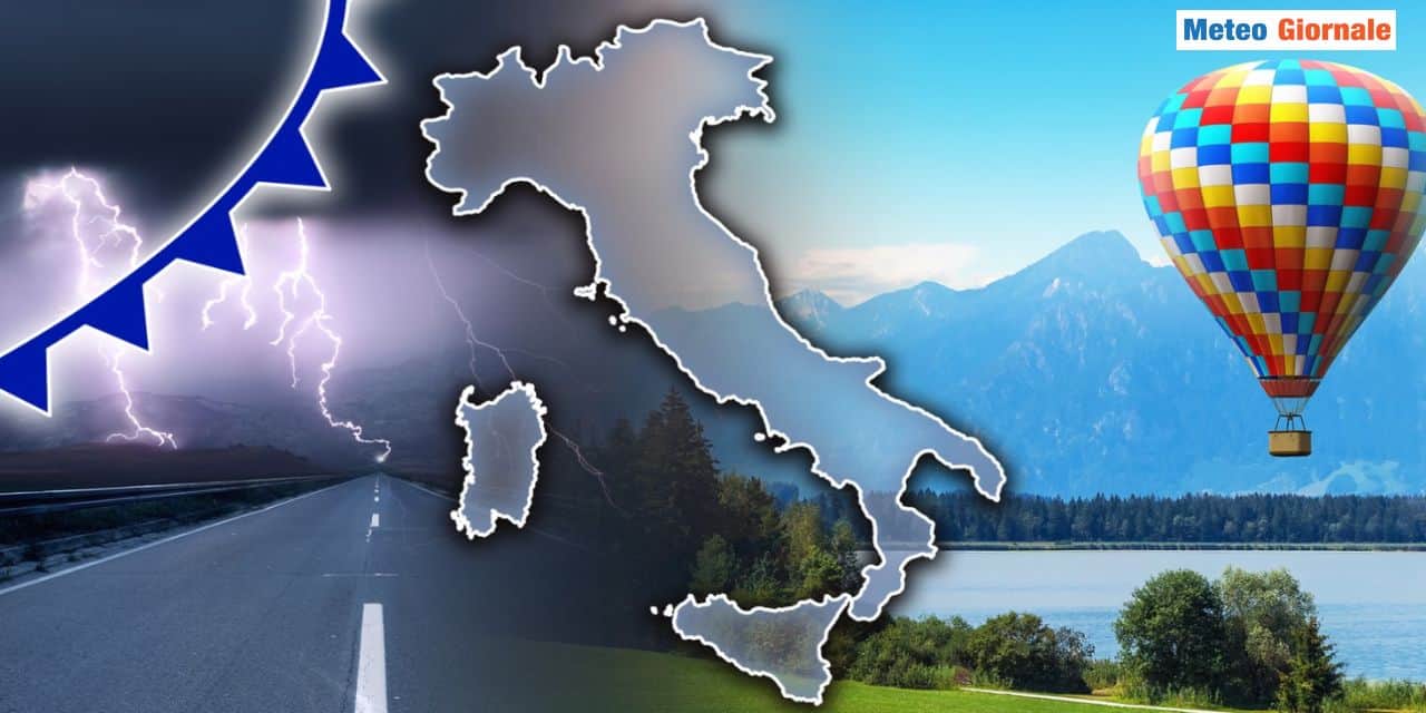Fronte nel weekend, poi più sole e caldo