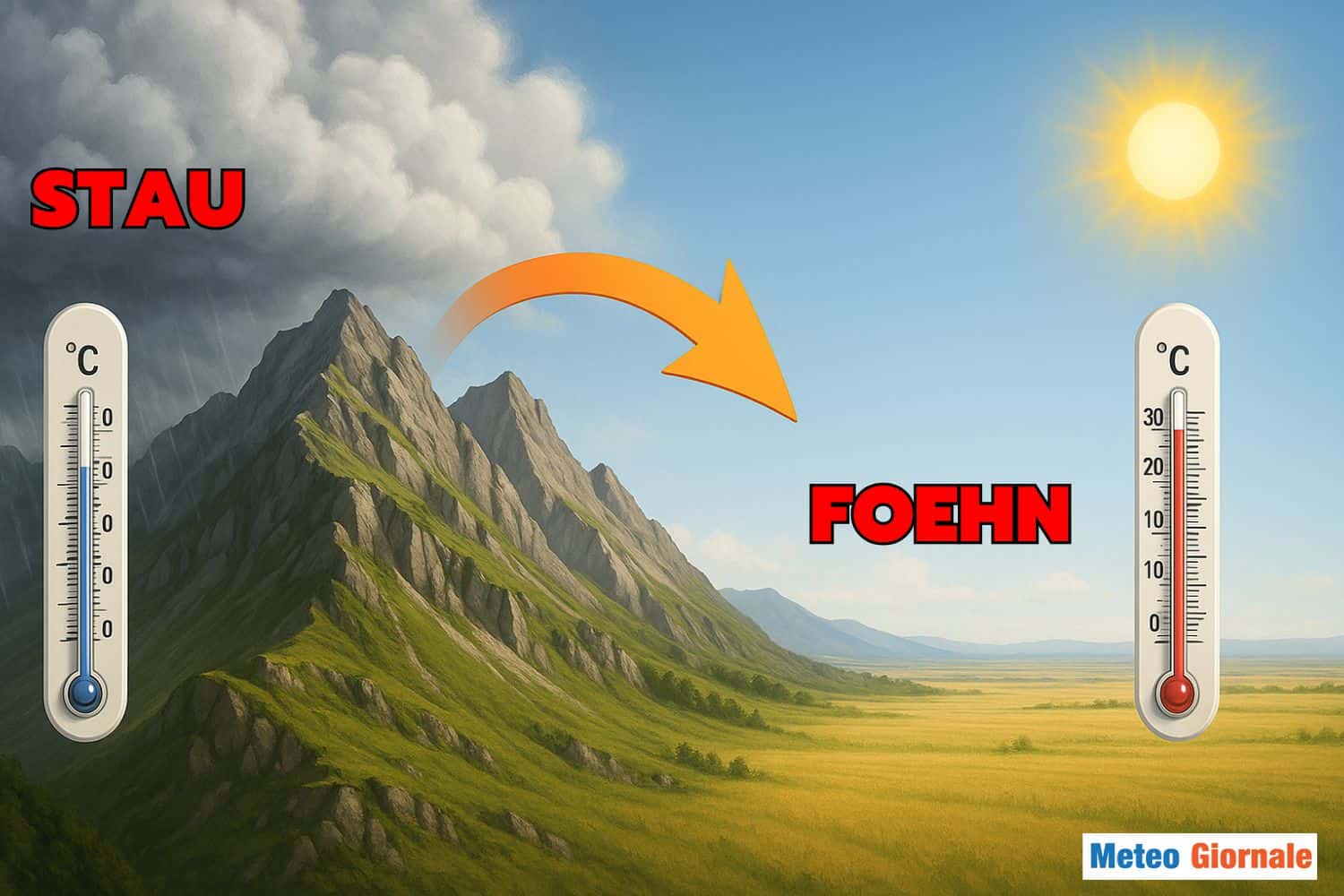 Cosa è il föhn, le dinamiche. Dove si manifesta in Italia