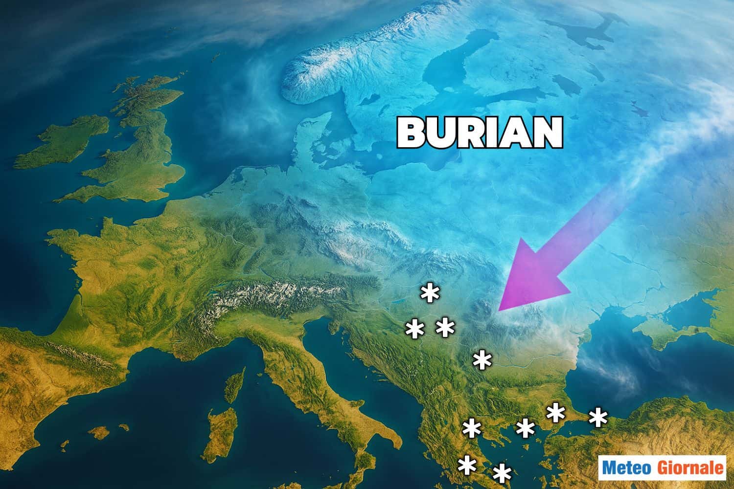 Perché l’Italia sfugge spesso alle ondate di gelo che colpiscono l’Europa