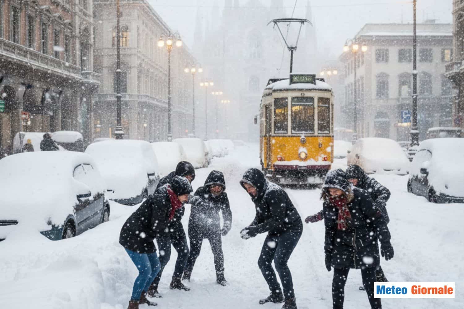 MILANO senza neve: cosa sta succedendo e quando potremmo vederla