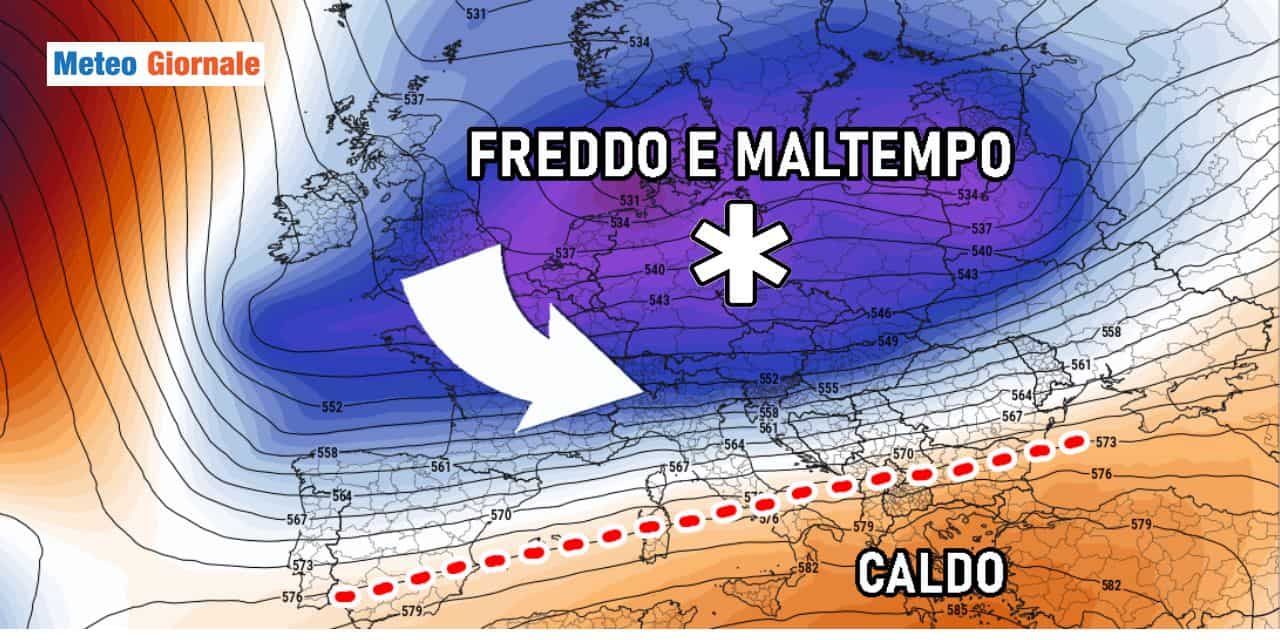 neve freddo fine mese meteo 1710