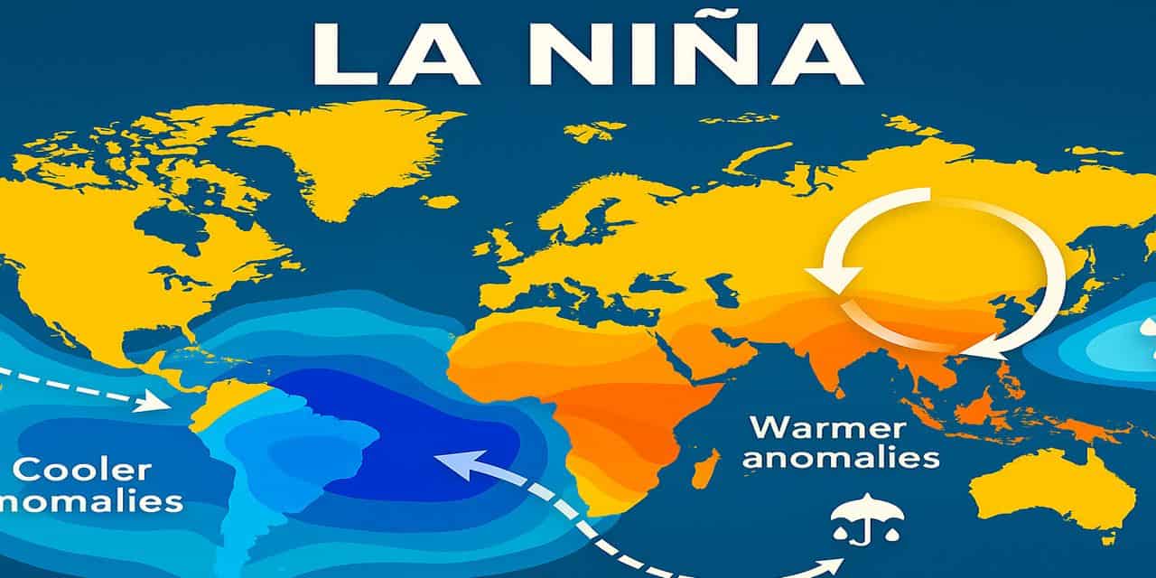 Il fenomeno de La Niña è in grado d'incidere a livello globale