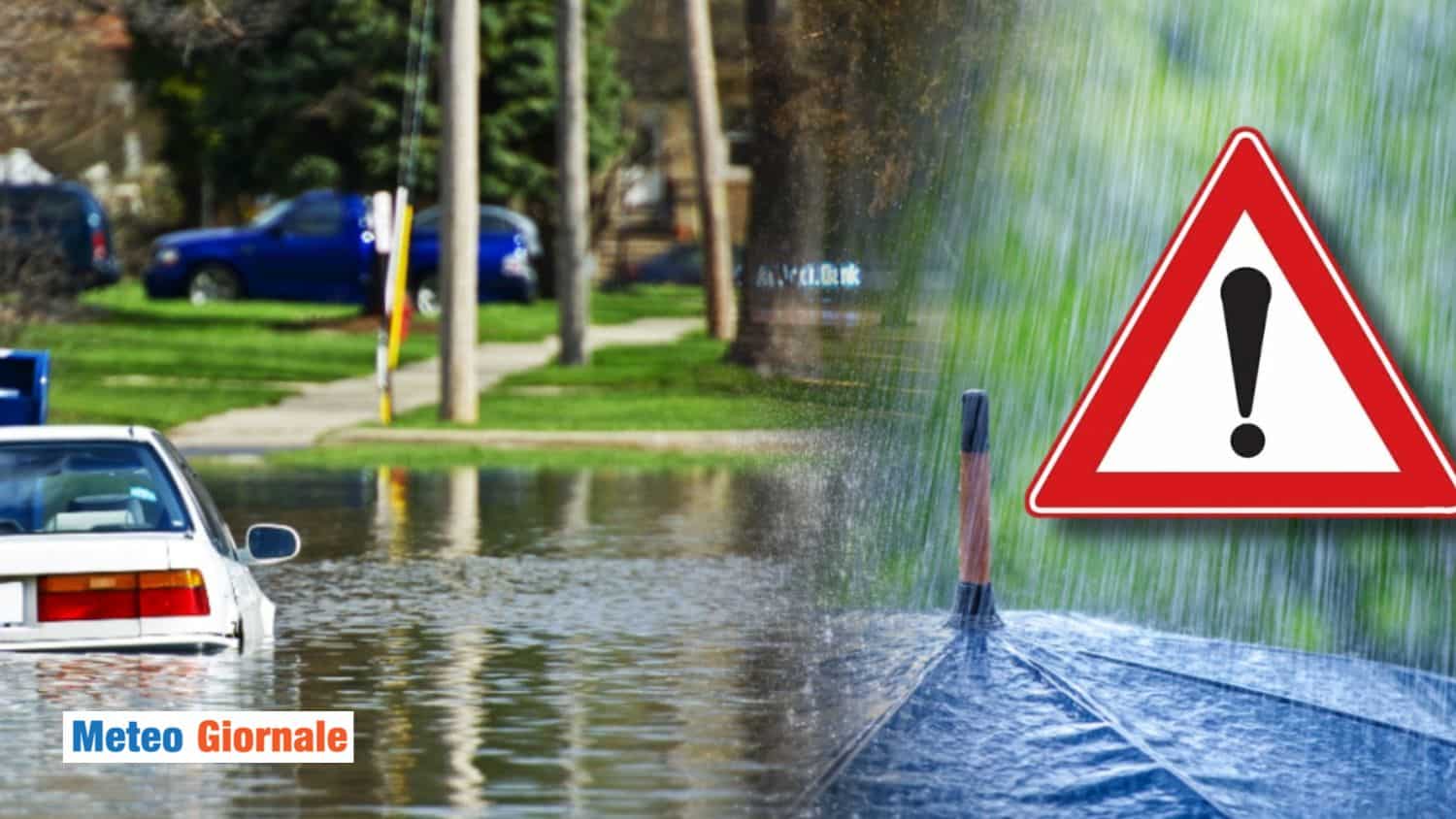 Meteo: forte MALTEMPO con NUBIFRAGI. Le cinque regioni a rischio [MAPPA]