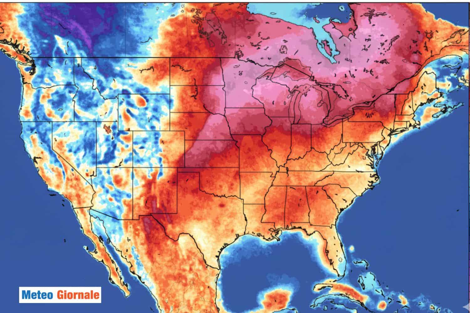 Nord America sotto un potente Heat Dome: l’Estate sembra non finire mai