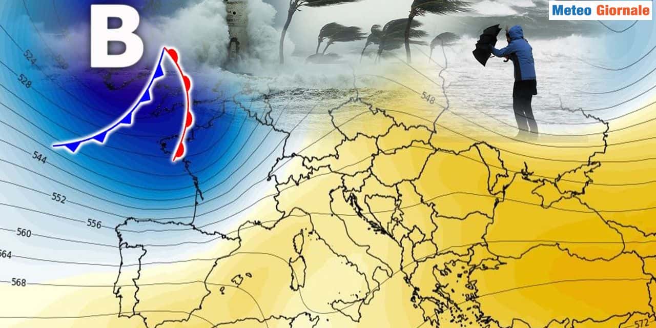 Meteo: pioggia in arrivo, serie di perturbazioni alternate a pause