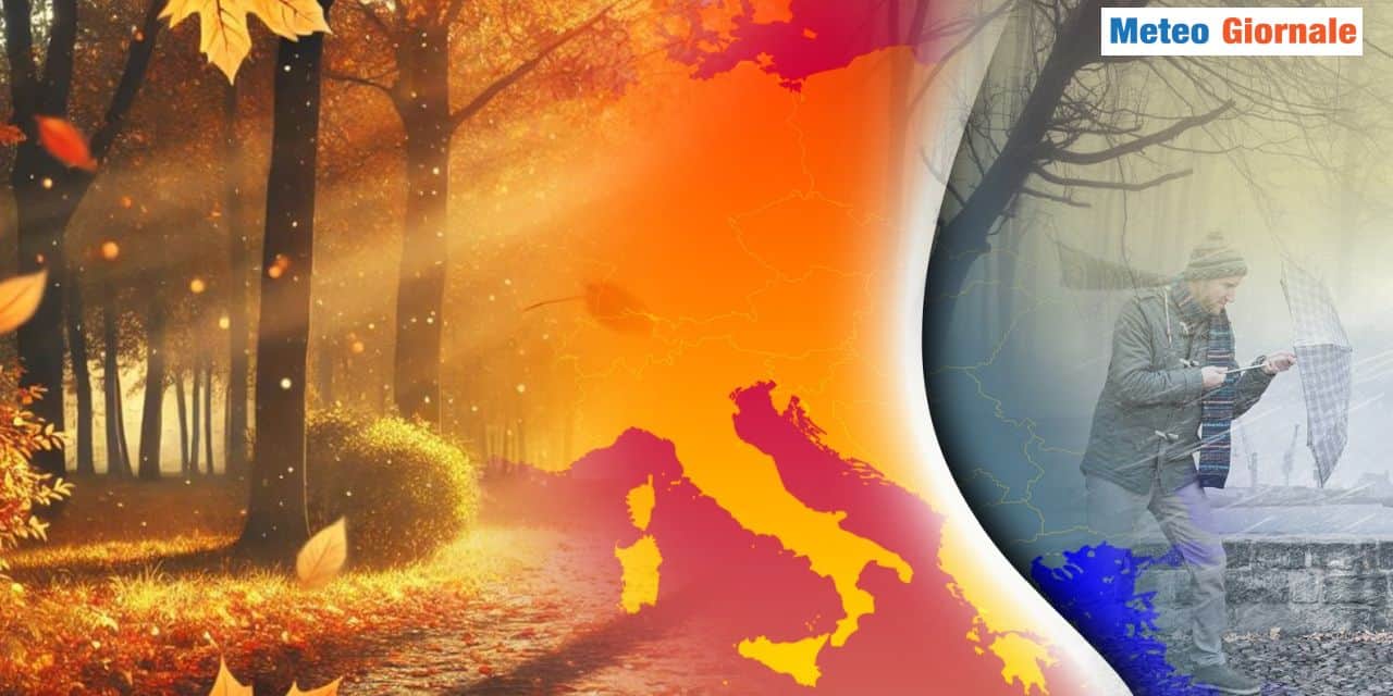 Novembre partirà mite, ma con nuova perturbazione Domenica