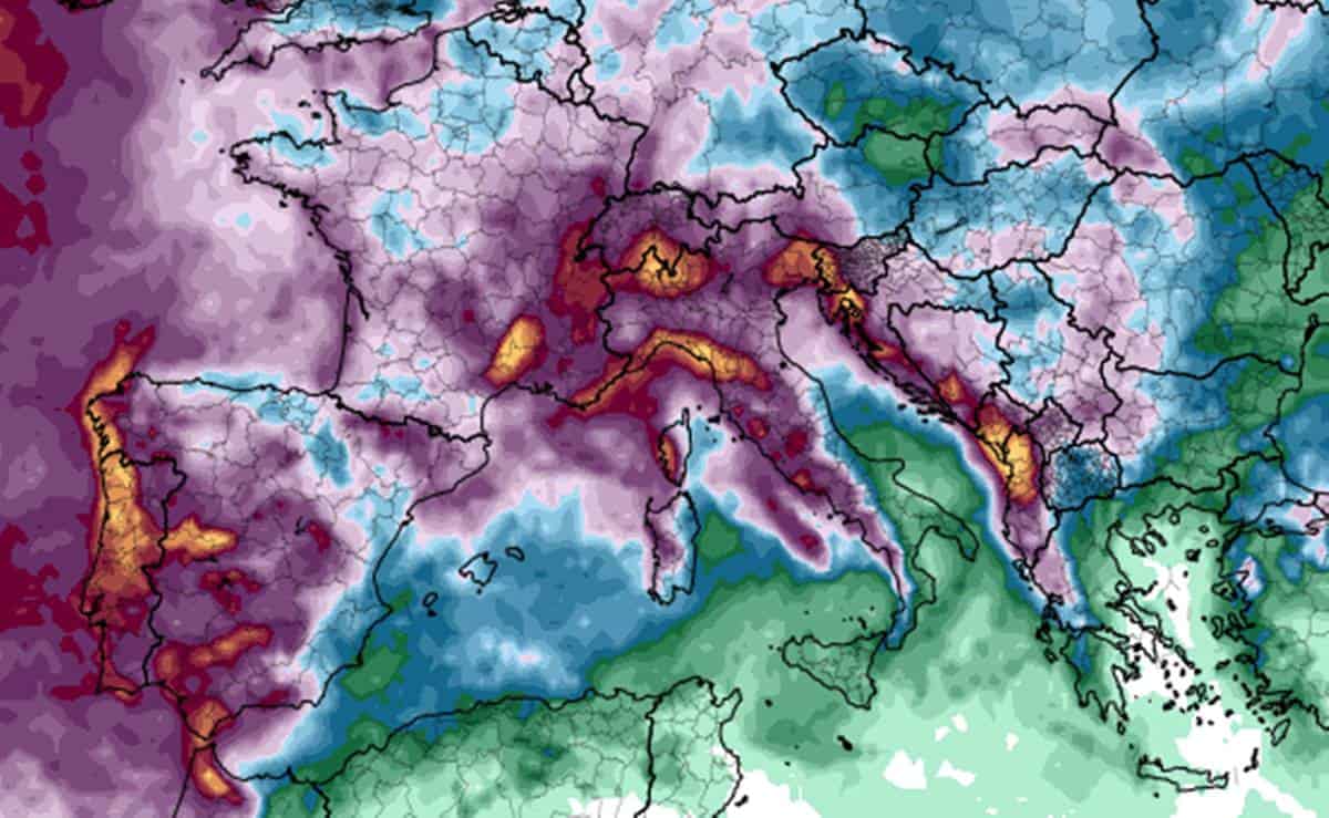 piogge ecmwf