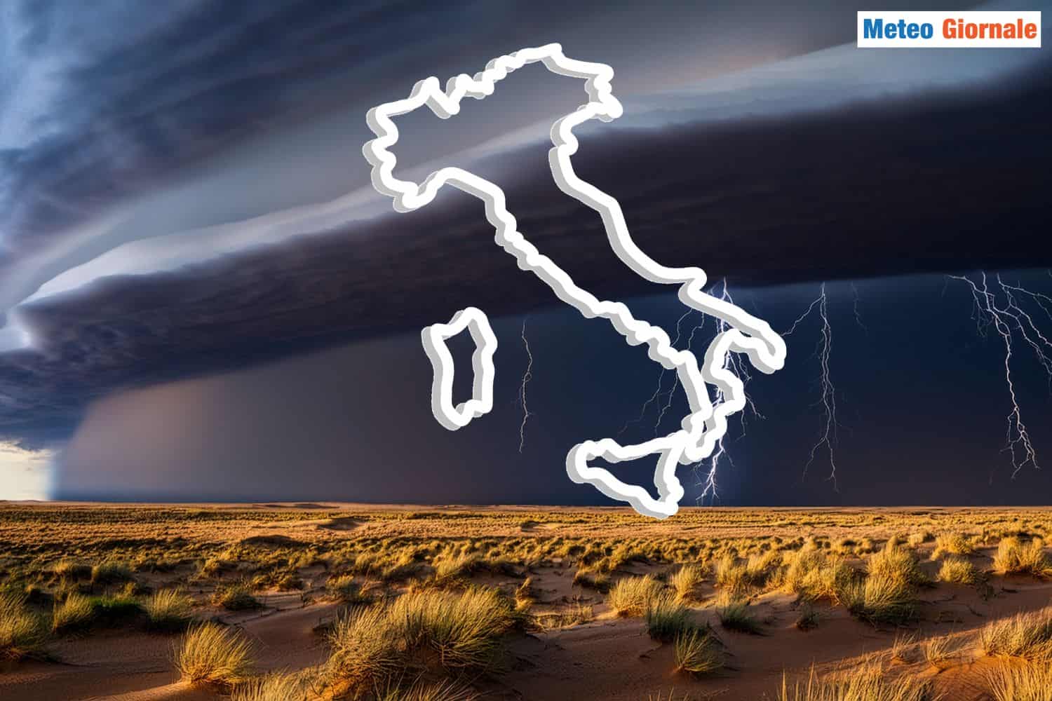 Meteo, piogge torrenziali in arrivo, ecco dove