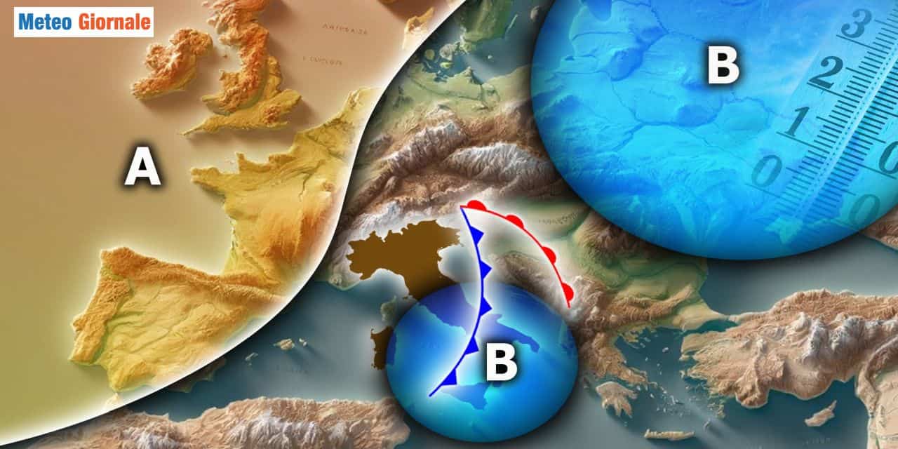 Arrivano piogge e temporali nel weekend