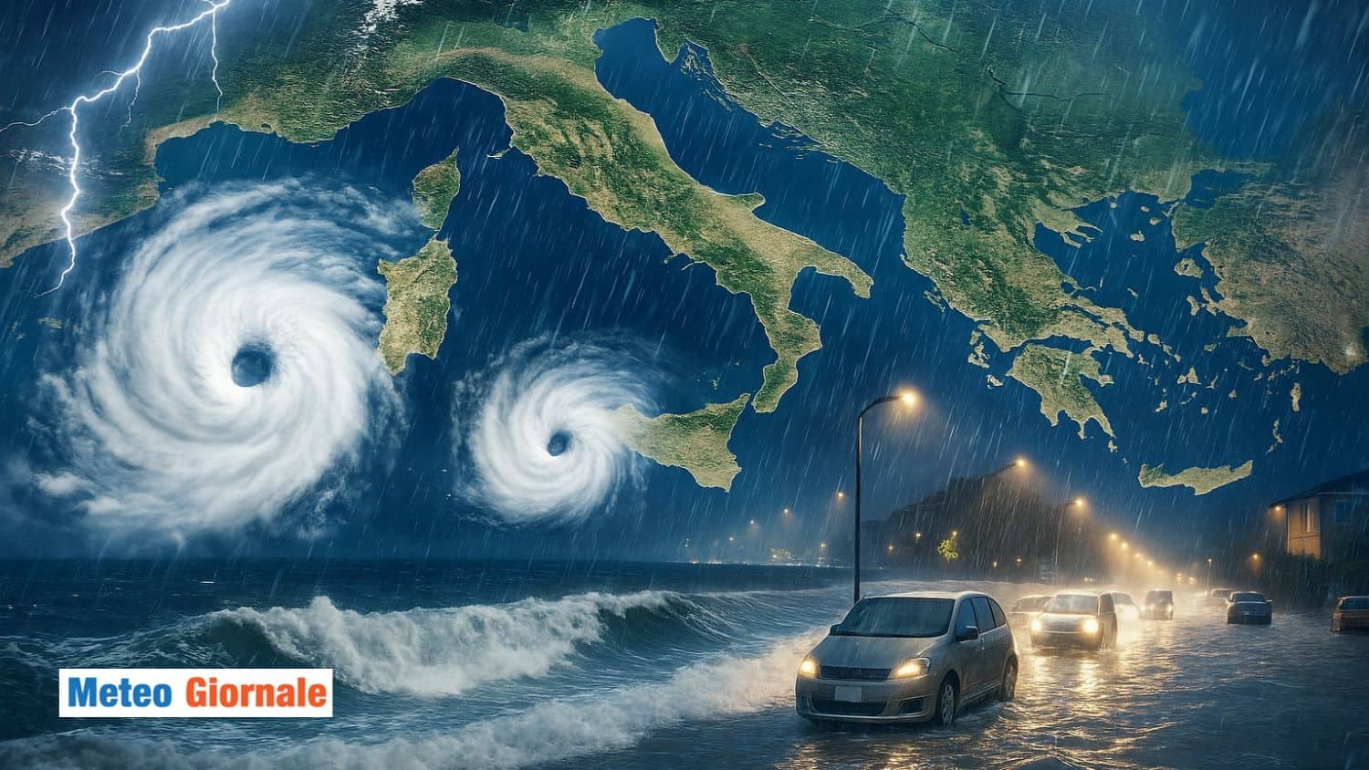Meteo: vortice MEDITERRANEO da metà Settimana. Tutti i dettagli.