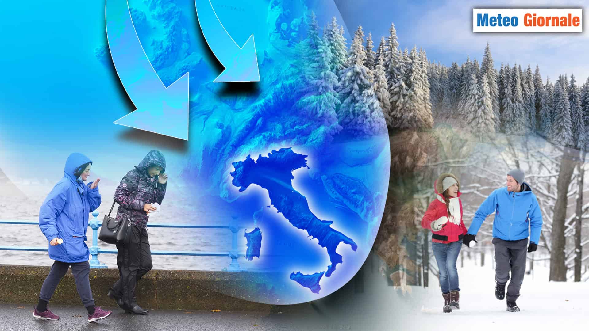 Ciclone Invernale da Venerdì, Maltempo e Neve in pianura