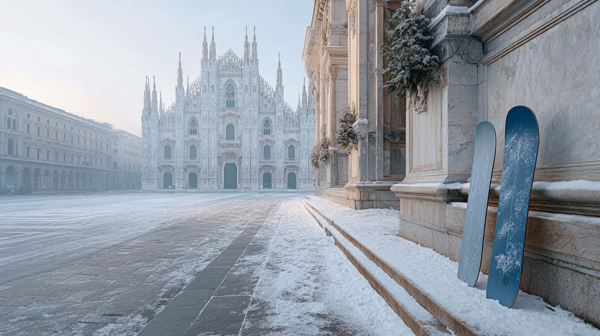 Cuscinetto di aria fredda in Pianura Padana di novembre, ideale per prima la neve
