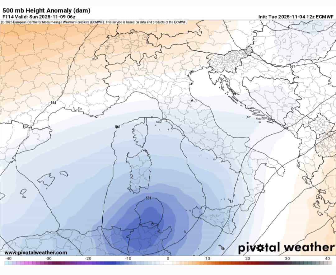 Ciclone 9 novembre 