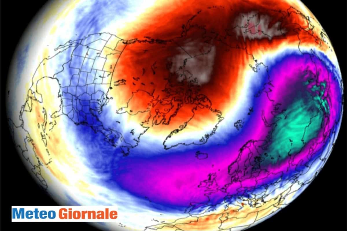 Crollo vortice polare novembre