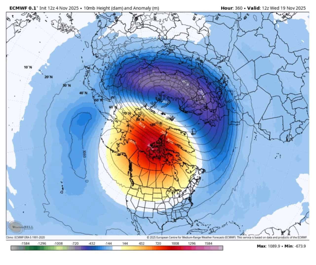 Geopotenziali 10 hpa 19