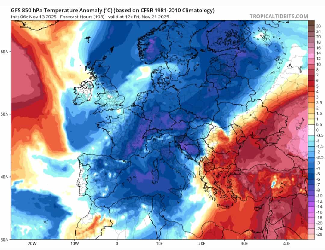 Irruzione polare 21 novembre