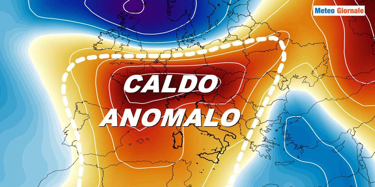 Meteo: CALDO anomalo verso l’Europa, coinvolta anche l’Italia