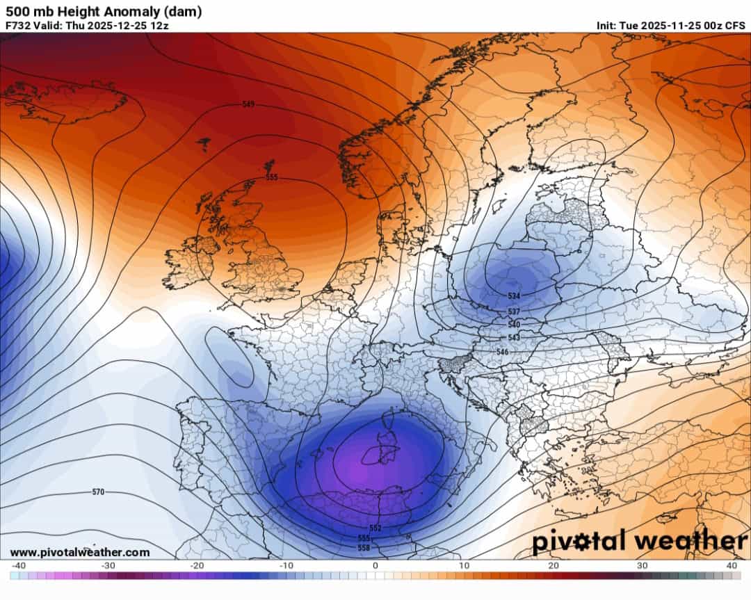 Meteo natale 2025