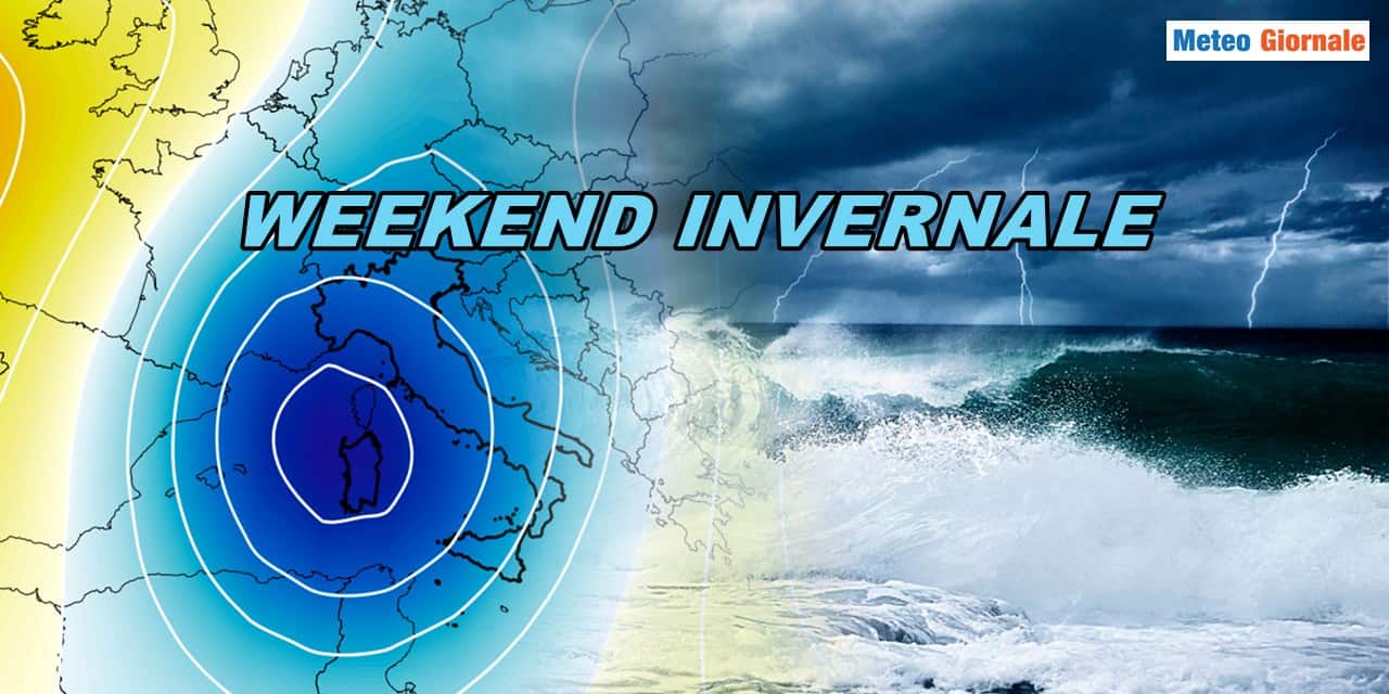 Meteo weekend: irrompe l’inverno, brusco calo termico fra maltempo e schiarite