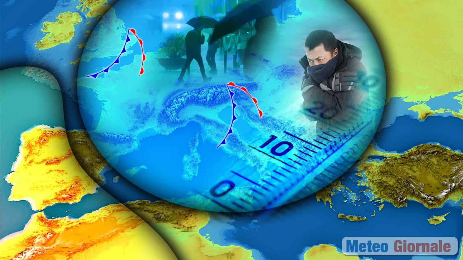 Meteo: autunno vero con piogge molto abbondanti in arrivo, ecco le regioni più colpite