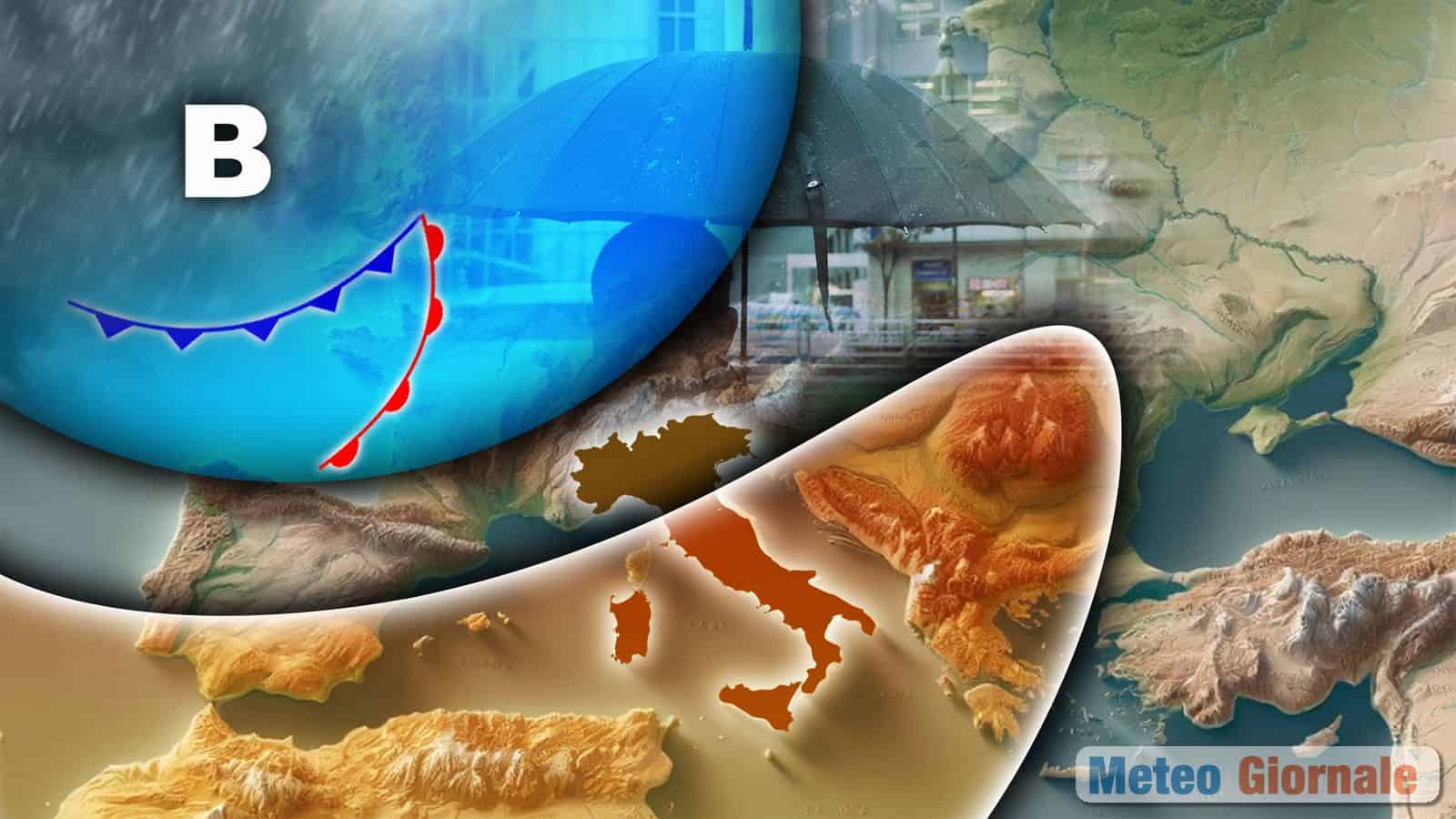 Anticiclone al comando, ma la data di arrivo del maltempo è confermata
