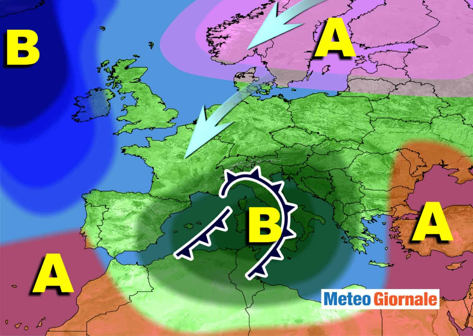 evoluzione sino al 10 novembre 2