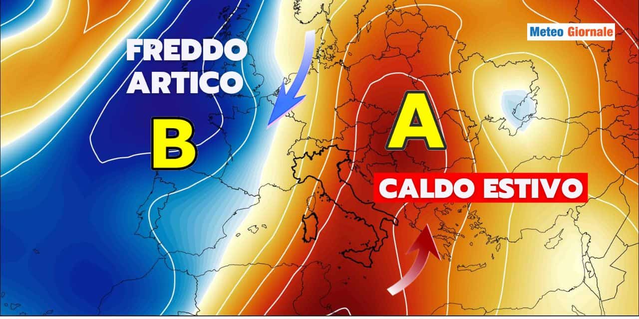 freddo artico caldo italia meteo 0211