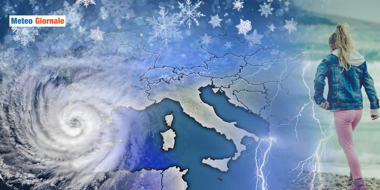 freddo nubifragi neve italia meteo 1311