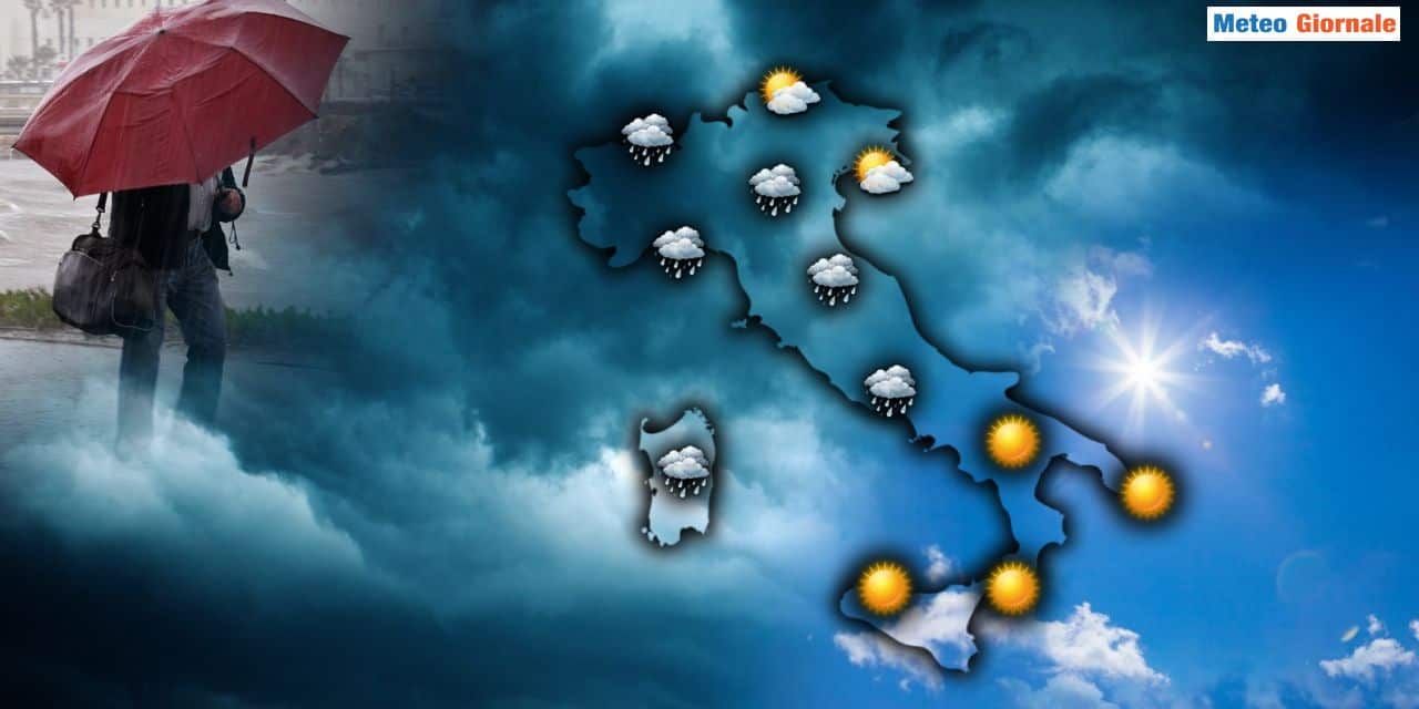 Perturbazioni dall'Atlantico in arrivo