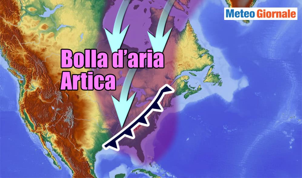 Il Vortice Polare colpisce il Nord America. Il giorno più freddo da 60 anni in Florida