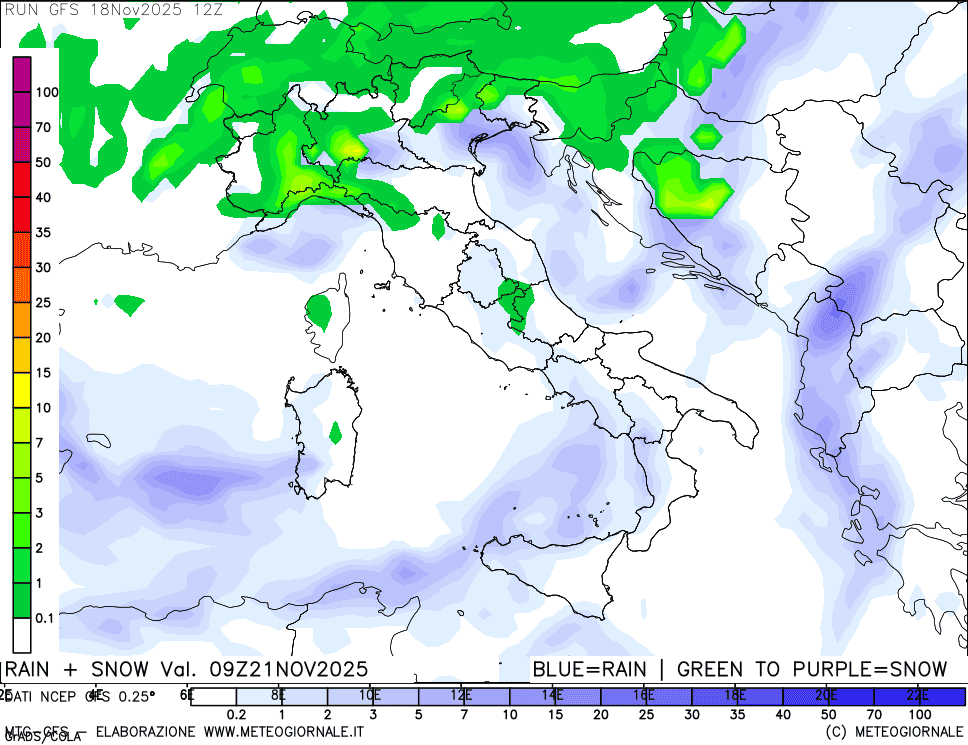 neve venerdi