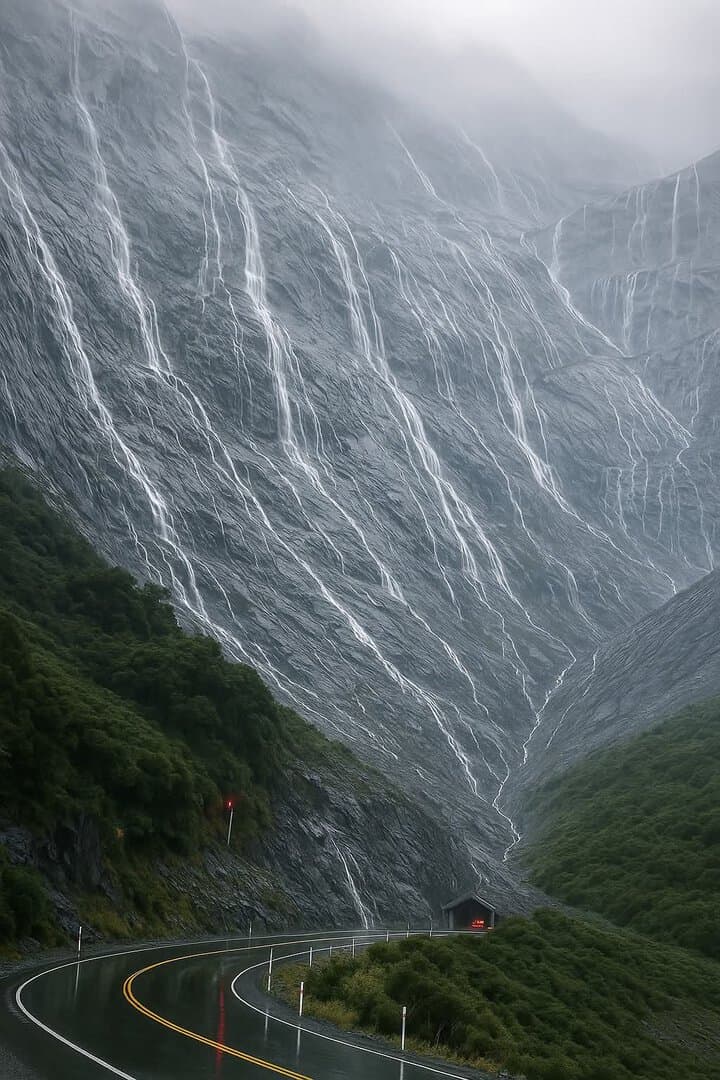 Nnuova Zelanda, misteriose cascate sorgono dal nulla ogni notte