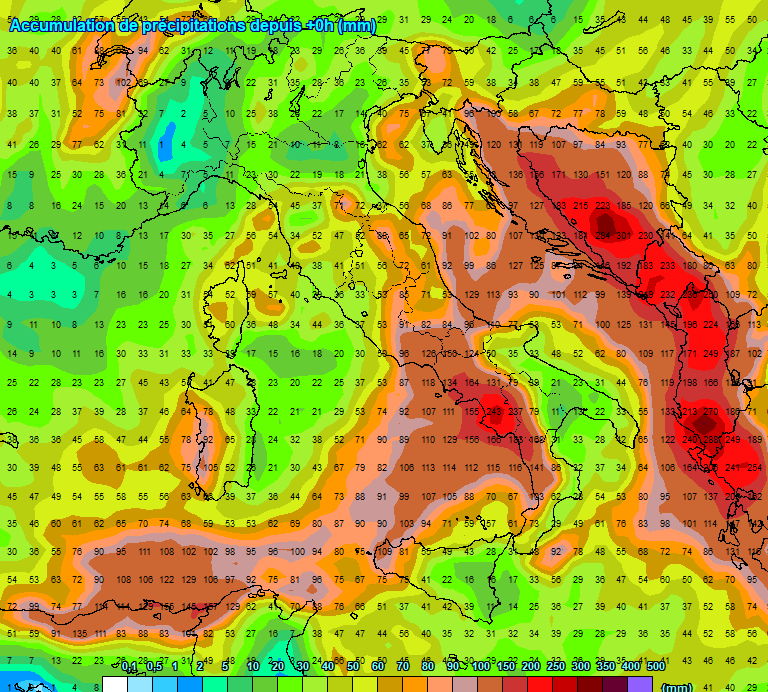 piogge 10 giorni