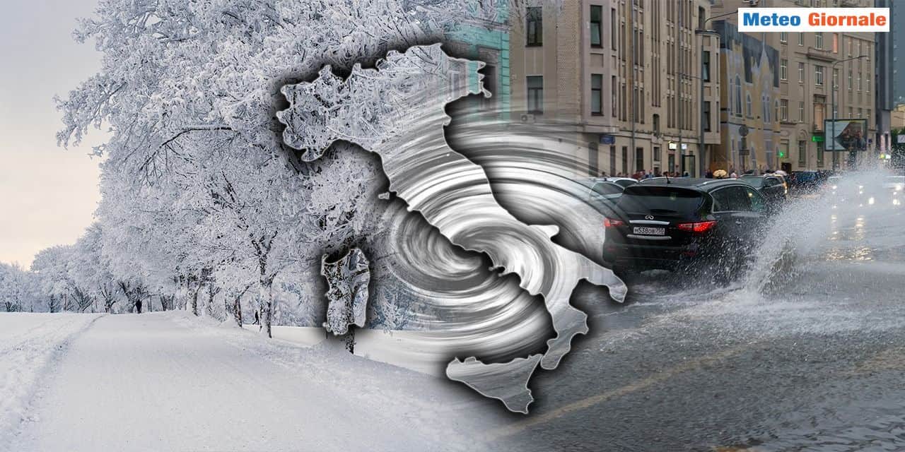 Arriva il freddo col maltempo