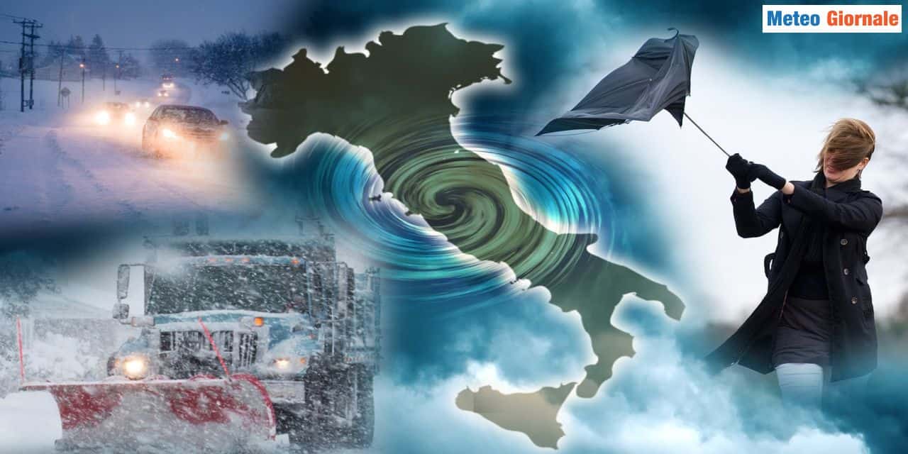 Piogge e poi a seguire freddo invernale