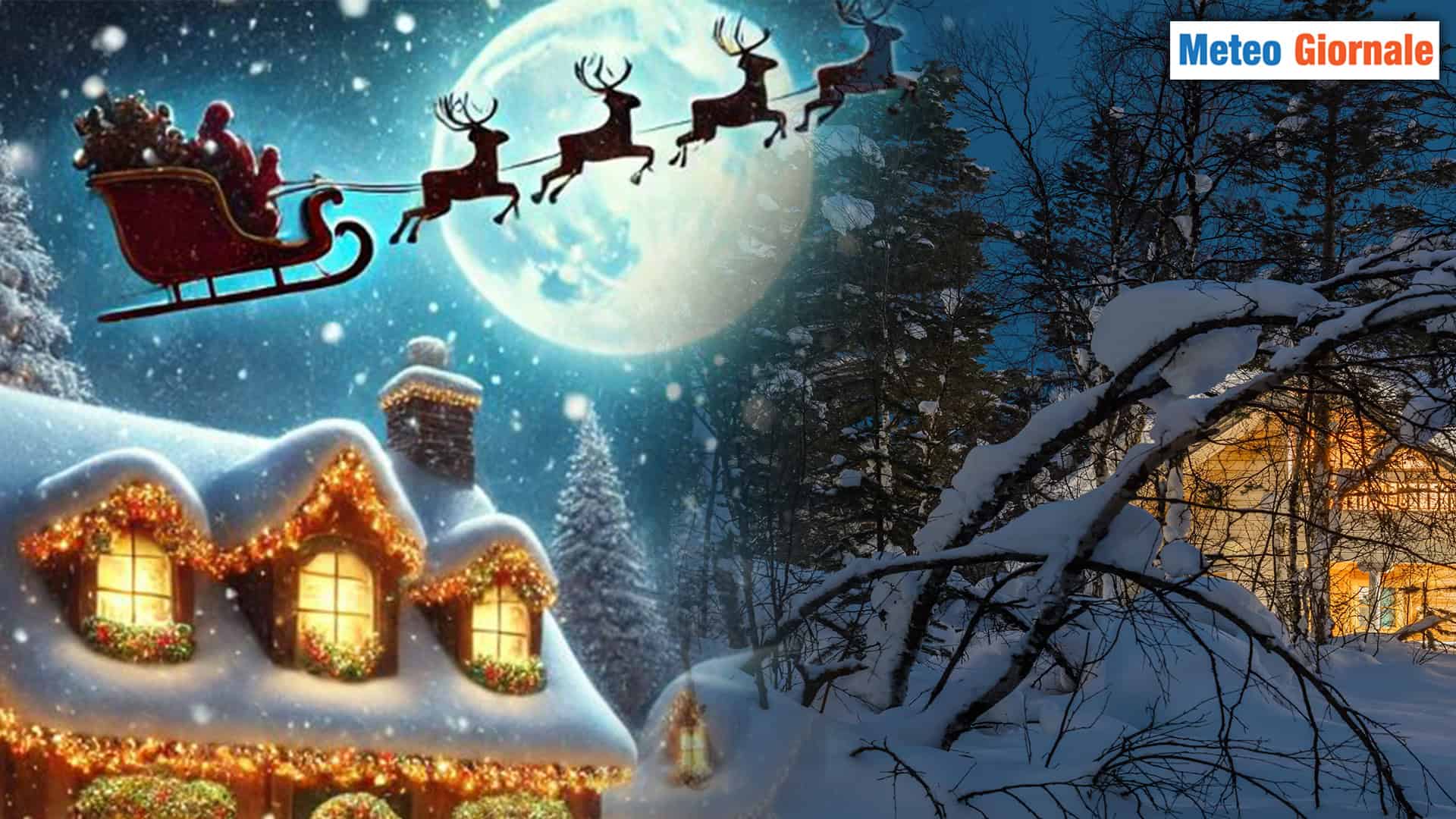Meteo: Natale con la Neve, torna l’atmosfera di una volta