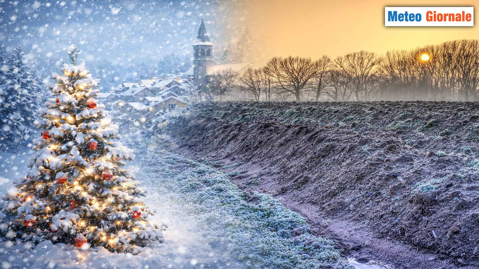 Maltempo ancora protagonista, ma solo a Natale
