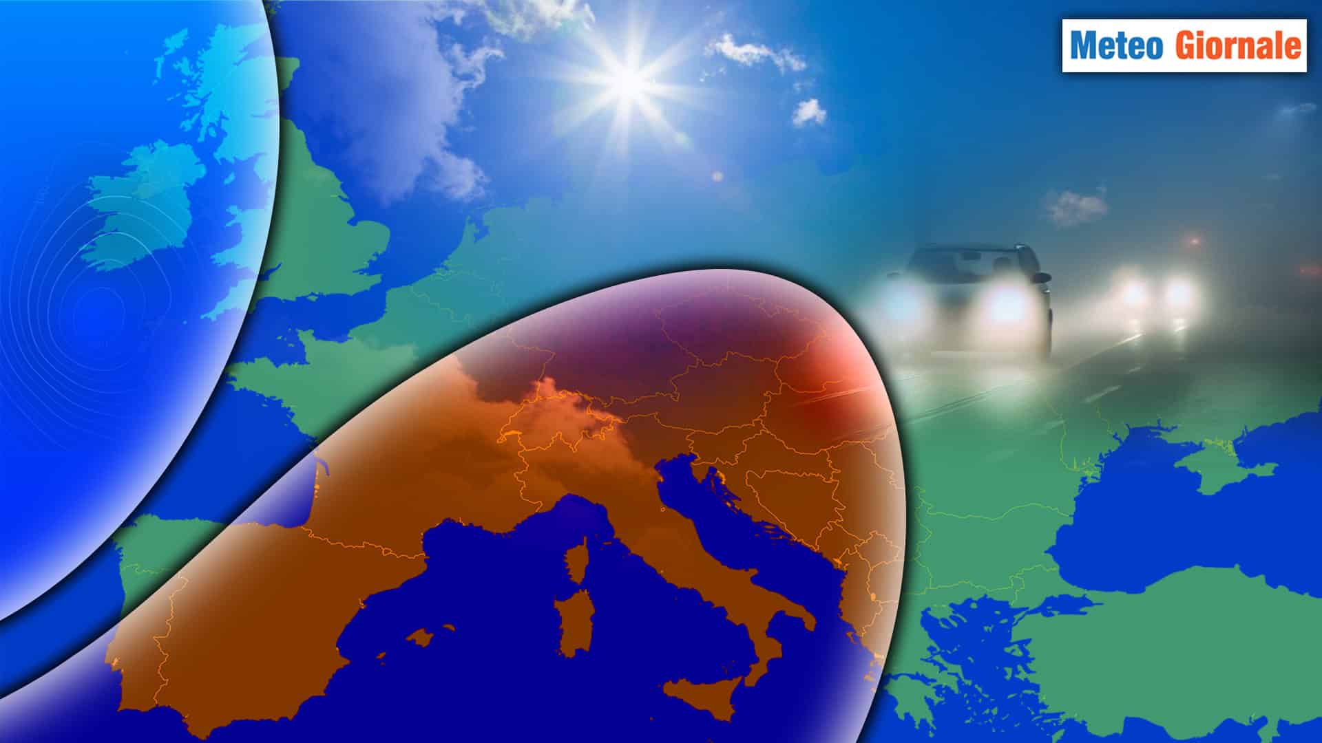 Anticiclone protagonista: Sole, Nebbie e ipotesi di cambiamento