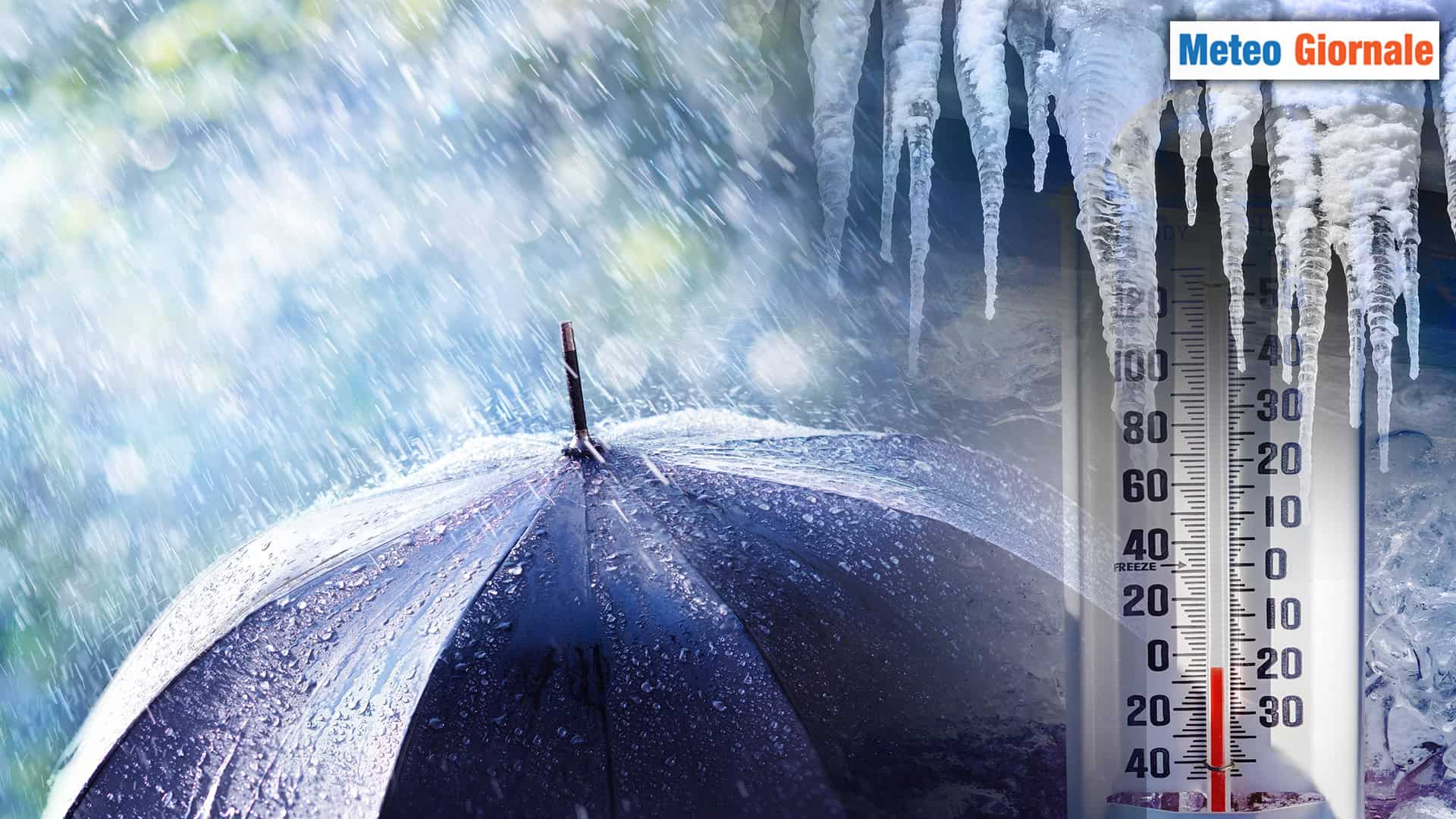 Meteo: Dal gelo al ritorno delle piogge, ecco dove