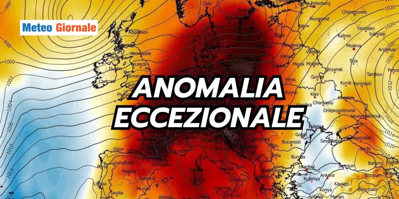 Grave pattern meteo in Europa: fortissime anomalie sull’Italia, cosa aspettarsi