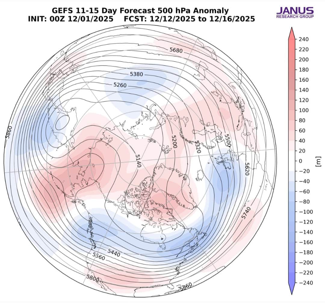 Vortice polare 16 dicembre