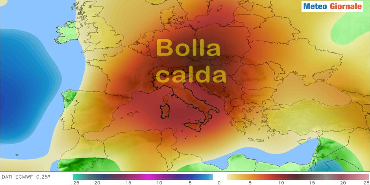 Anomalia in tutta Europa
