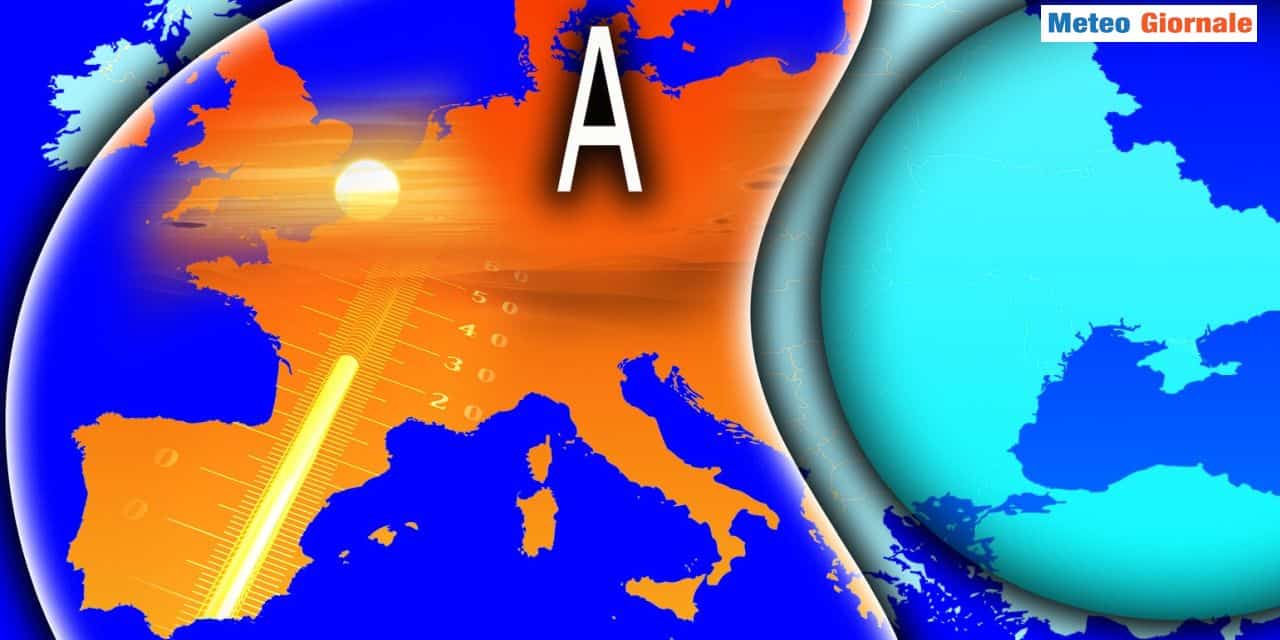 Dominio assoluto dell’alta pressione, durerà tutta la settimana ed oltre