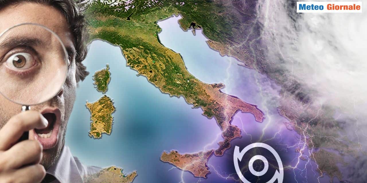 Meteo: Depressione ad occhiale sull’Italia, vi diciamo cosa si rischia