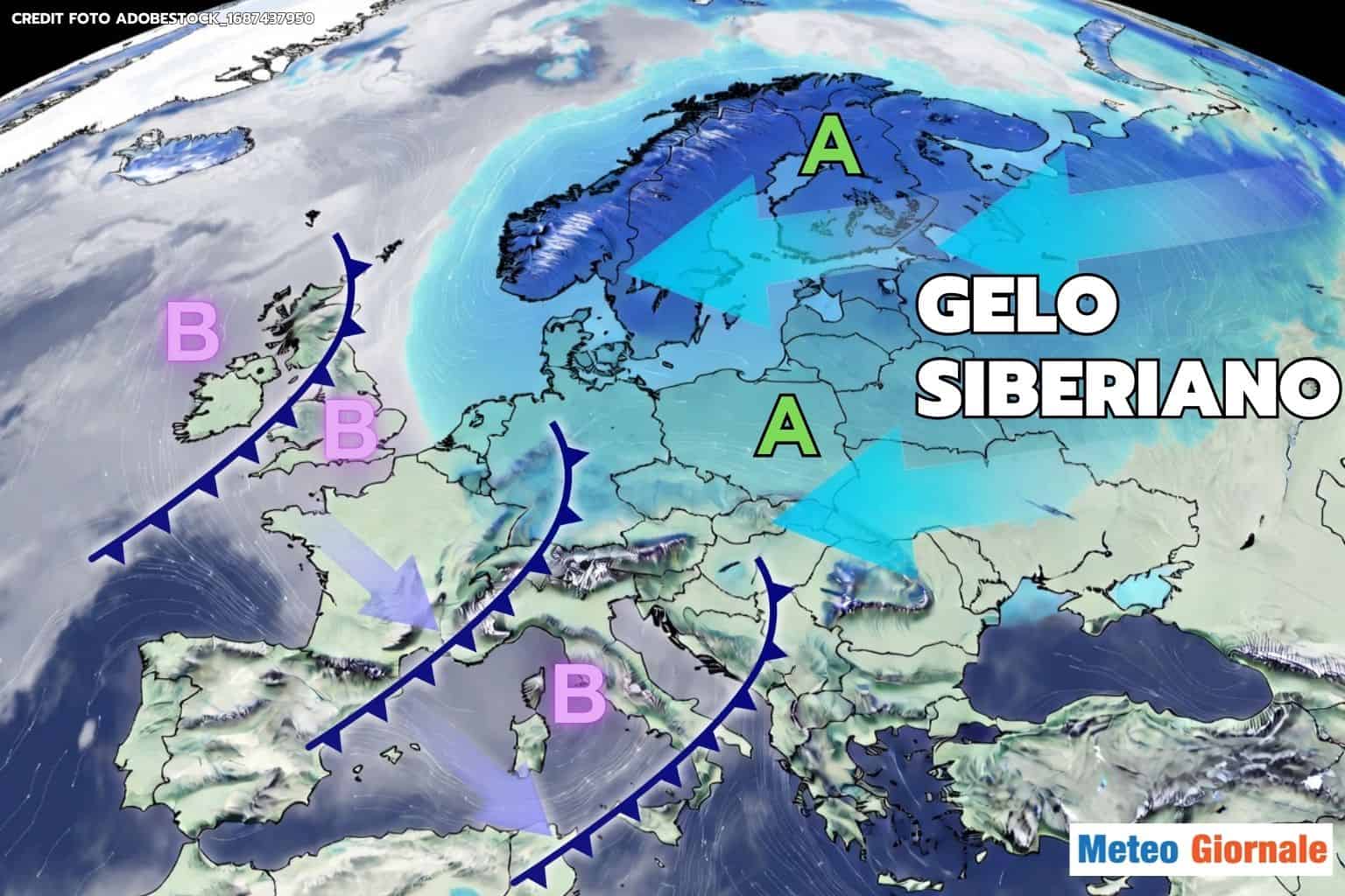 La svolta prima di Natale: sbuca il gelo siberiano e per l’Italia arriva una sorpresa evidente