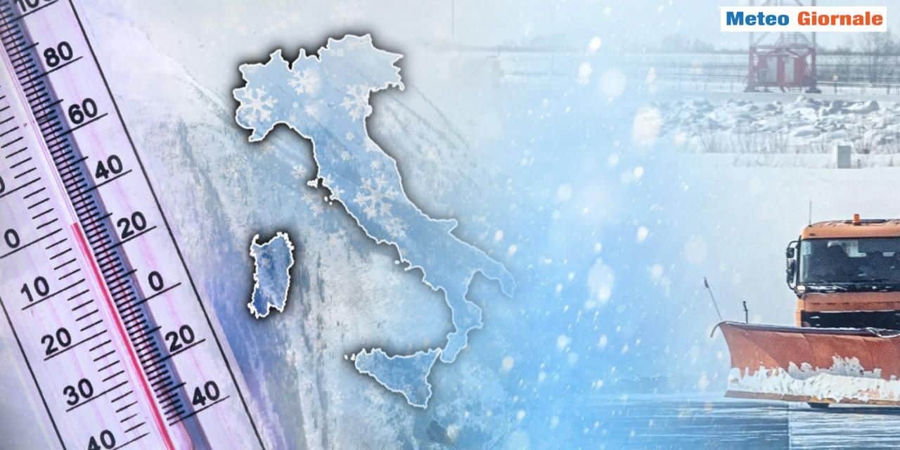 La nevicata più grande, con tutta l’Italia imbiancata e sommersa